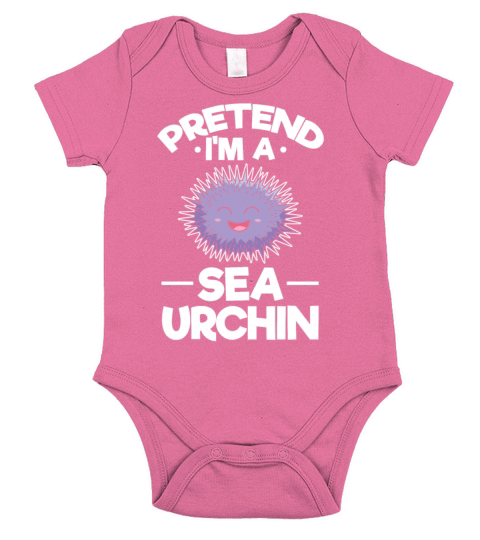 Pretend Im A Sea Urchin Short Sleeve Baby One-Piece