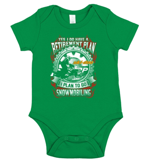 RETIREMENT PLANT SKIDOO Short Sleeve Baby One-Piece
