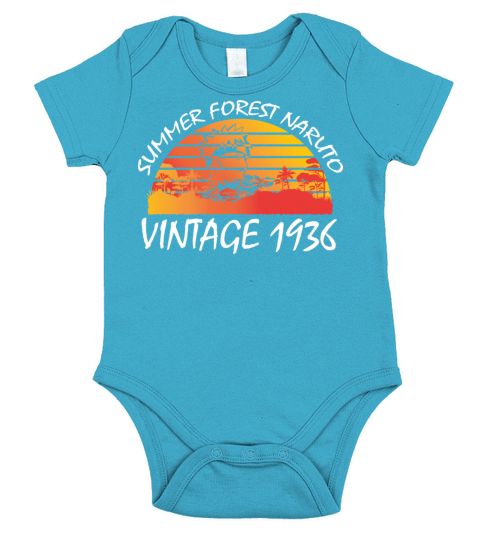 Summer Forest Vintage 1936 Short Sleeve Baby One-Piece