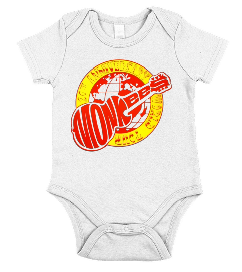 The Monkees 20th Anniversary Short Sleeve Baby One-Piece