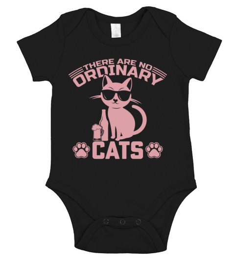 there are now ordinary cats Short Sleeve Baby One-Piece