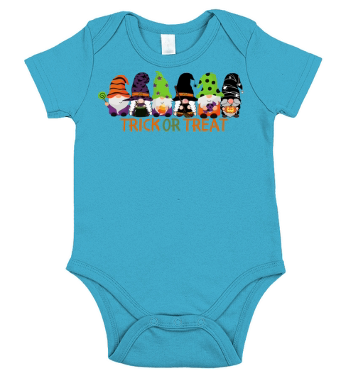 Trick or Treat Gnomes Short Sleeve Baby One-Piece