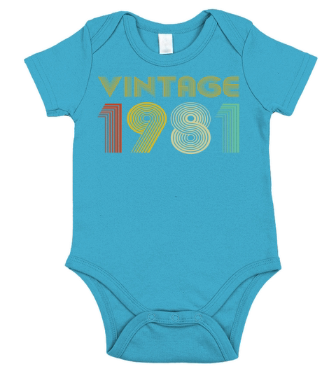 Vintage 1981 Short Sleeve Baby One-Piece