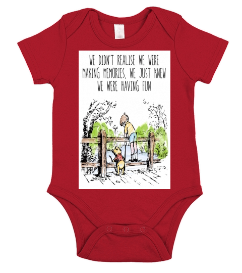 We didnt realise We were making memories We just knew We were having fun Short Sleeve Baby One-Piece