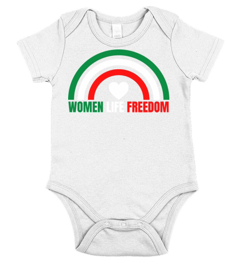women life freedom Short Sleeve Baby One-Piece