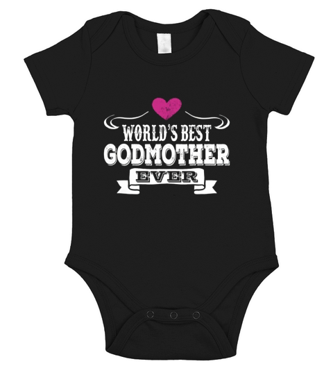 Worlds Best Godmother Ever Short Sleeve Baby One-Piece