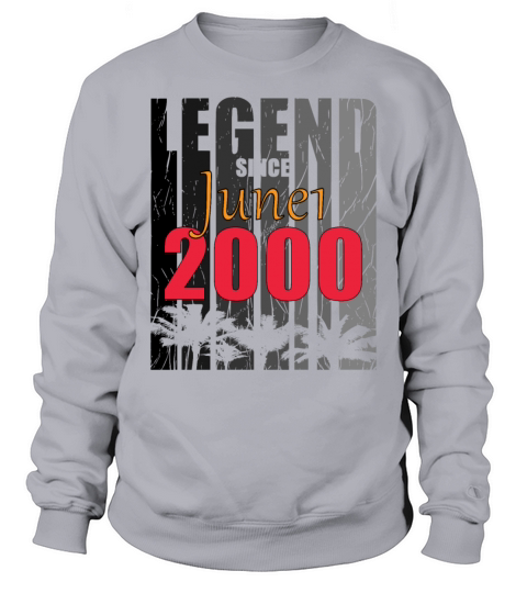 2000 vintage born in June gift Sweatshirt Unisex