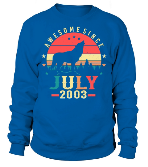 Birth Month July 2003 Sweatshirt Unisex