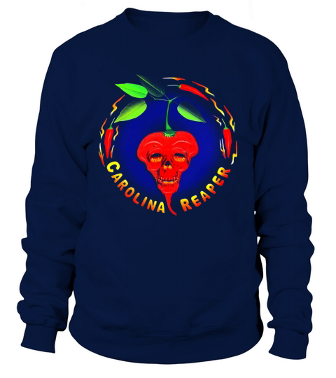 Carolina Reaper Skull Sweatshirt Unisex