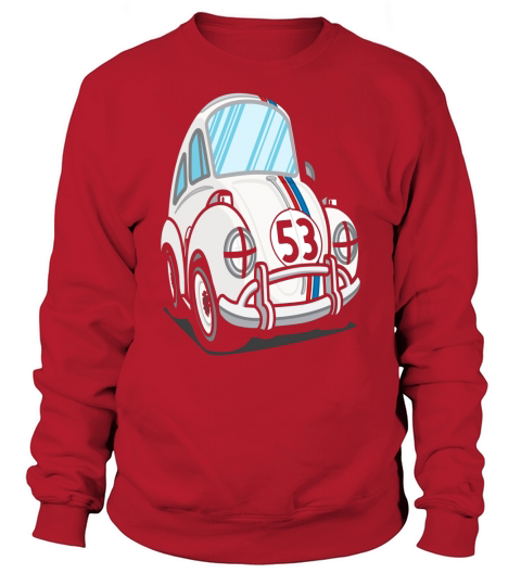 Cartoony racing herbie Sweatshirt Unisex