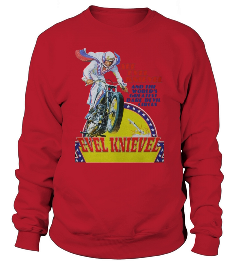 Evel Knievel Daredevil Sweatshirt Unisex
