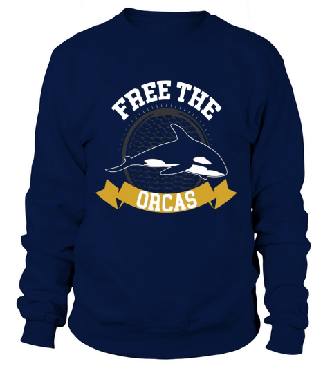 Free The Orcas Tees - Cool Killer Whale T-Shirt Sweatshirt Unisex