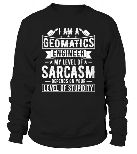 Geomatics Engineer - Funny Geomatics Engineering Sweatshirt Unisex