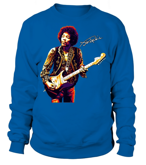 Jimi Hendrix Signauture Sweatshirt Unisex