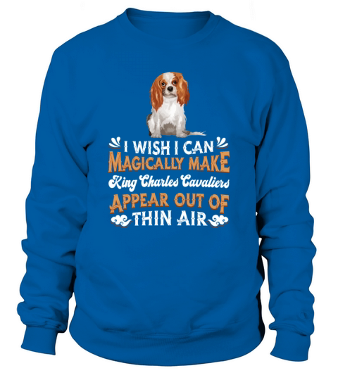 King Charles Cavalier Dogs Sweatshirt Unisex