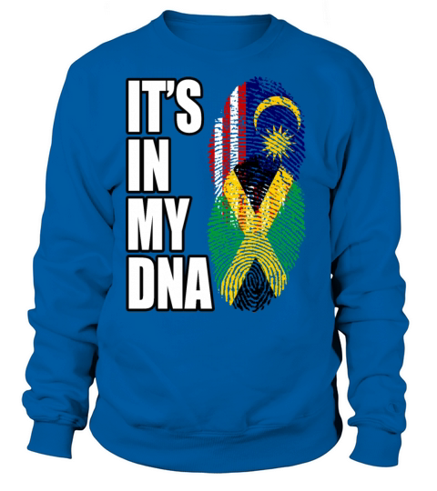 Malaysian And Jamaican Mix Heritage DNA Flag Sweatshirt Unisex