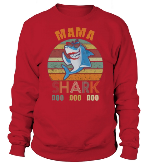 Mama Shark - Ladies Flowy Tank Sweatshirt Unisex