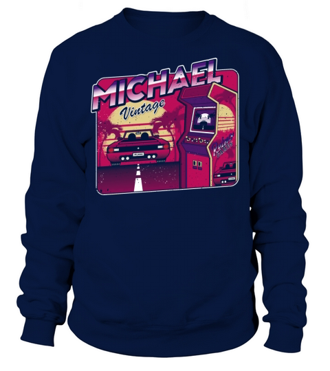 Michael - Personalized Vintage Gamer 80s 90s Sweatshirt Unisex