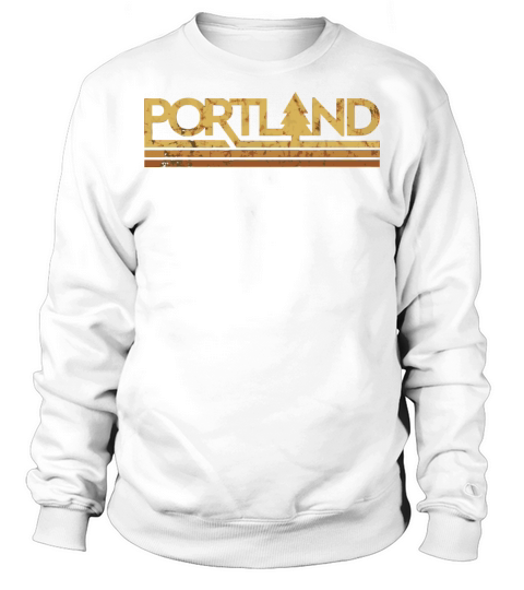 Retro Vintage Portland Oregon Sweatshirt Unisex