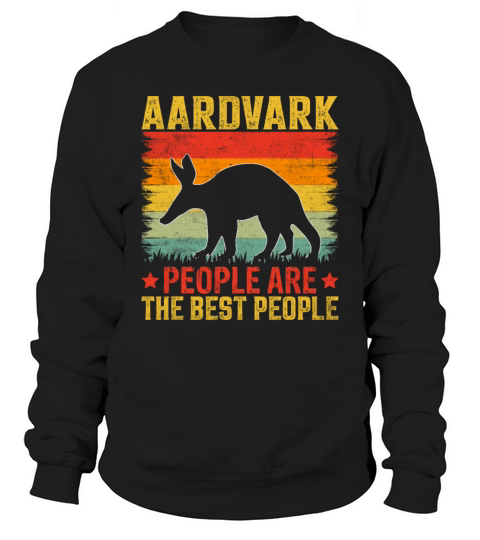 Retro Vintage Style Aardvark People Sweatshirt Unisex