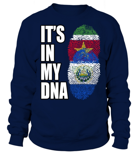 Surinamese And Salvadoran Vintage Heritage DNA Fla Sweatshirt Unisex