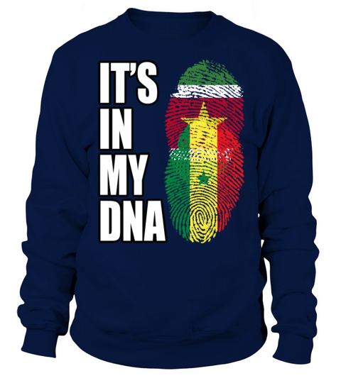 Surinamese And Senegalese Vintage Heritage DNA Fla Sweatshirt Unisex