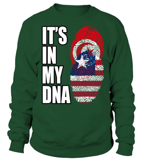 Tunisian And Liberian Mix Heritage DNA Flag Sweatshirt Unisex