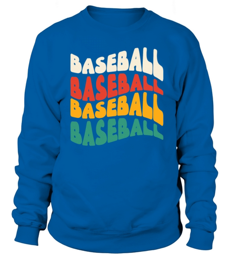Vintage Baseball Hippie Sweatshirt Unisex