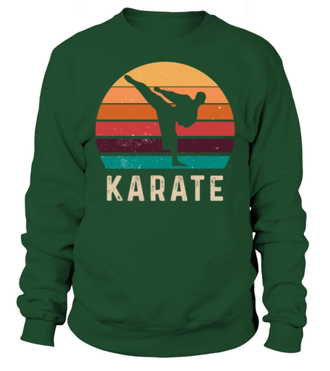 Vintage Retro Karate Sweatshirt Unisex