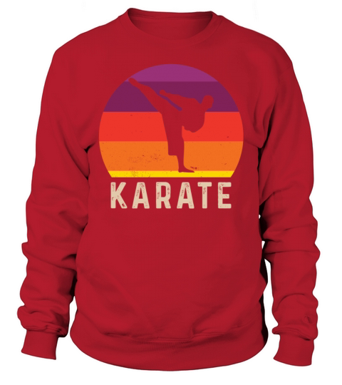 Vintage Retro Karate Sweatshirt Unisex