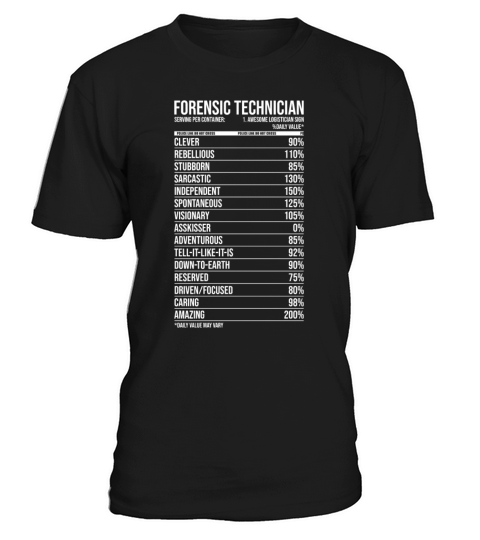 Forensic Technician Daily Value T-Shirt Unisex