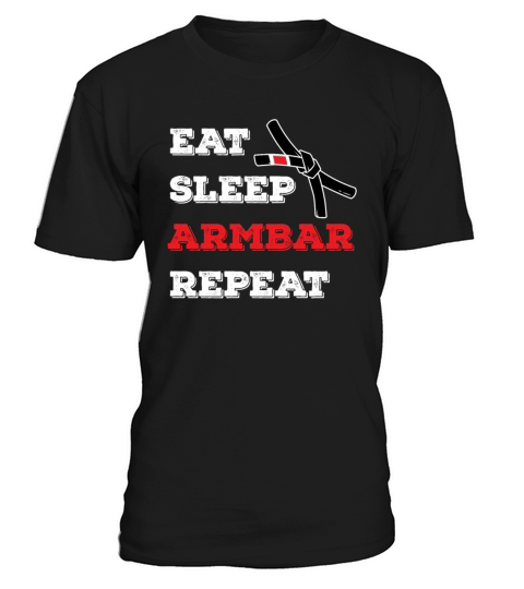 Vintage BJJ Eat Sleep Armbar Repeat Grappling Jiu T-Shirt Unisex