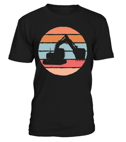 Vintage Retro Excavator T-Shirt Unisex