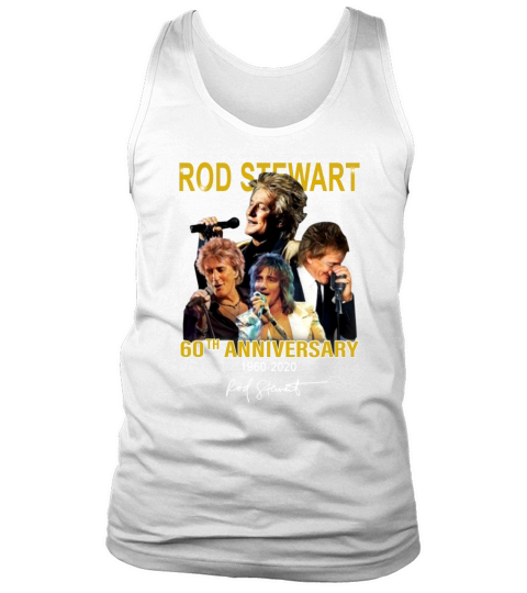 60th Anniversary Rod Stewart 1960 2020 Signatures shirt Tank Top Unisex