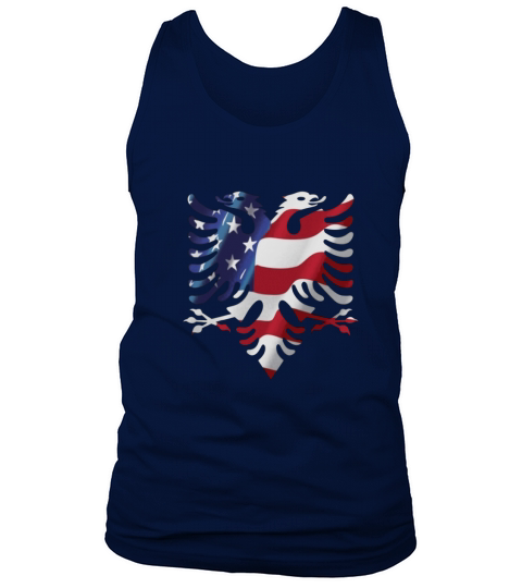 Albanian American Eagle T-Shirts Tank Top Unisex