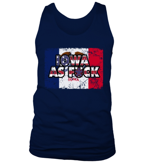 America US Flag State Flag Iowa Tank Top Unisex