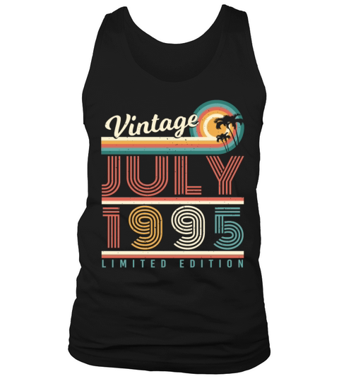 Birthday Greeting July 1995 Tank Top Unisex