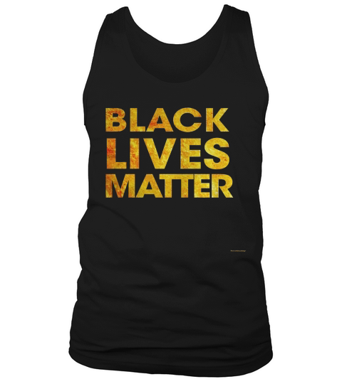 Black Lives Matter Gold To Racism Premium Tank Top Unisex