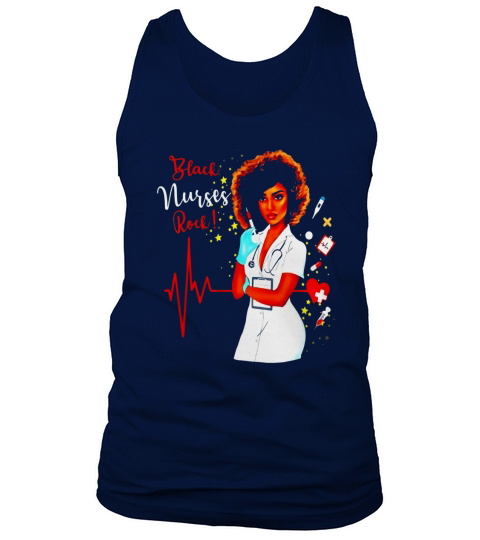 Black Nurses Rock - Men Women T Shirt Tank Top Unisex