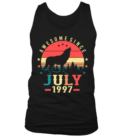 Born In July 1997 Tank Top Unisex