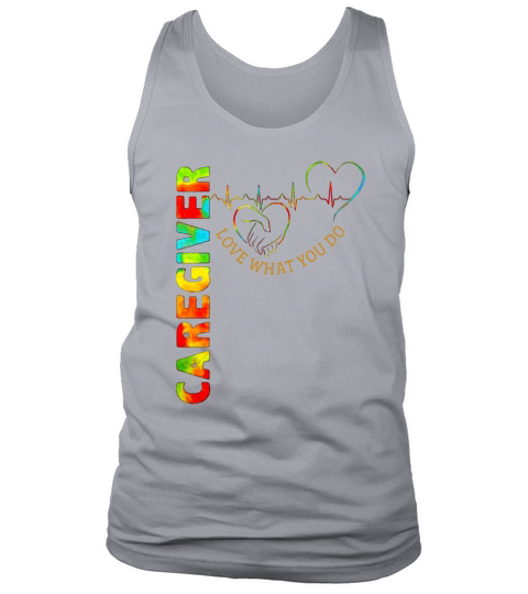 Caregiver Loved What You Do Love Heartbeat Tank Top Unisex