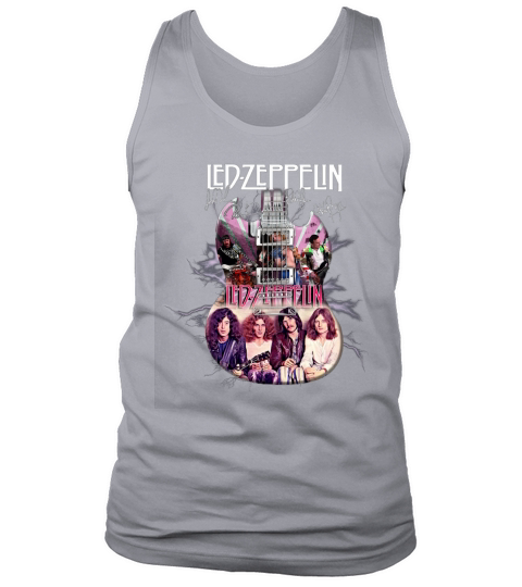 Led Zeppelin Guitar Signatures shirt Tank Top Unisex
