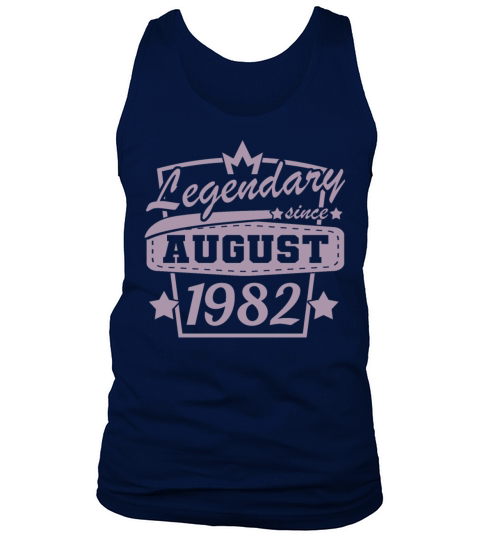 legendary since august 1982 40th birthday retro Tank Top Unisex