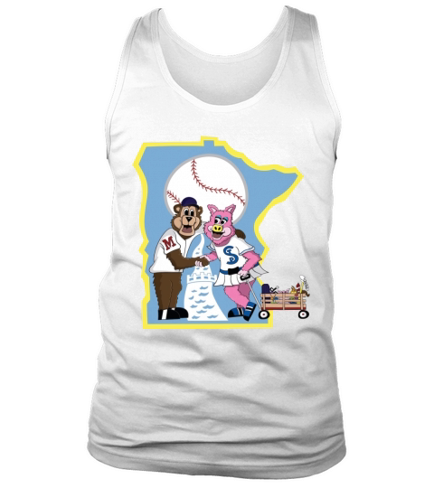 Minnesota St Paul Saints Baseball Tank Top Unisex
