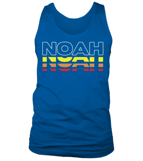 Noah First Name Funny Vintage Sunset Noah Tank Top Unisex