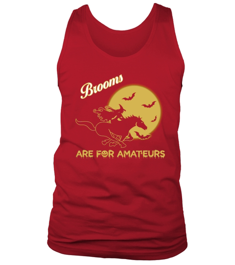 Pferd Halloween-Besen sind für Amateure Tank Top Unisex