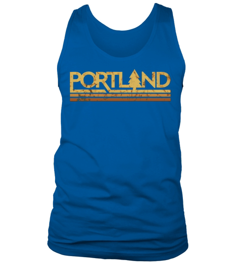 Retro Vintage Portland Oregon Tank Top Unisex