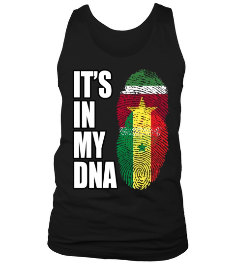 Surinamese And Senegalese Vintage Heritage DNA Fla Tank Top Unisex
