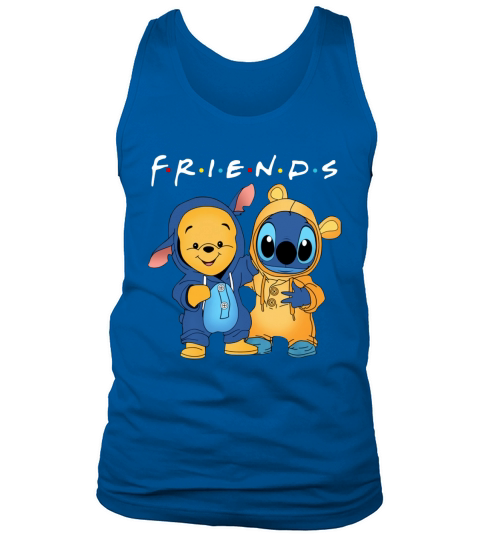 the pooh and stich friends sweater - Ladies Flowy Tank Tank Top Unisex