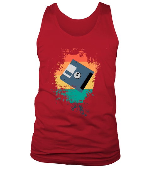 Vintage Floppy Disk Tank Top Unisex